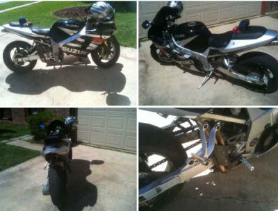 2002 SUZUKI GSXR 1000 (this photo is for example only; please contact seller for pics of the actual GSX-R for sale in this classified)