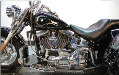 Black 2003 Harley Davidson Softail Lehman Trike FLSTCI (this photo is for example only; please contact seller for pics of the actual motorcycle for sale in this classified)