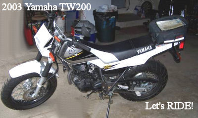 2003 YAMAHA TW200 Dirt Trail Bike