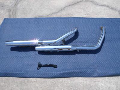 Original Equipment Exhaust System for 2006 Dyna Low Rider 88ci
