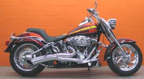 2007 Harley Davidson Softail Fatboy Fat Boy with two-tone Radical Grinder Paint Color Option