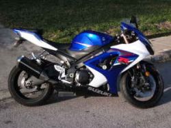 Royal Cobalt Blue and White 2007 Suzuki GSXR 1000 (NOT the GSX-R 1000 for sale in this ad)