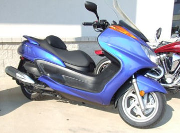 2007 Yamaha Majesty 400 CC Scooter w Royal Blue Paint color option