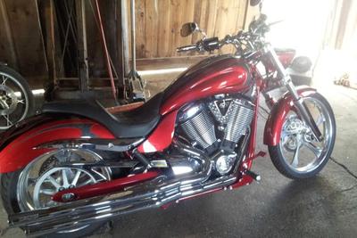 2008 Victory Jackpot Premium (this photo is for example only; please contact seller for pics of the actual motorcycle for sale in this classified)