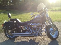 2009 Harley Davidson Fatboy (this photo is for example only; please contact seller for pics of the actual motorcycle for sale in this classified)