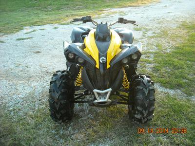 2012 CAN AM RENEGADE ATV 1000 XXC Yellow 