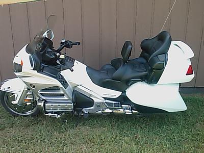 White 2012 Honda Goldwing Motorcycle
