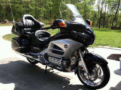 2012 Honda Goldwing Black with Silver GL18HPMC Gold Wing Touring Motorcycle