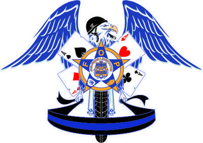 3rd Annual Cops On A Run Charity Motorcycle Poker Run Poster Logo