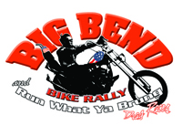 Big Bend Motorcycle Rally Flyer Poster