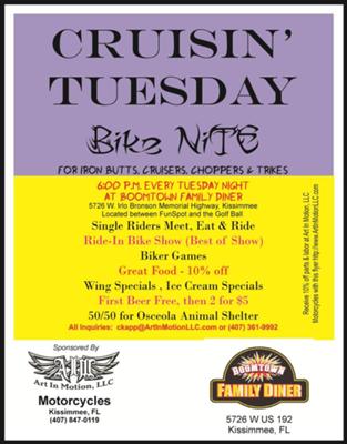 Cruisin' Tuesday Bike Nite