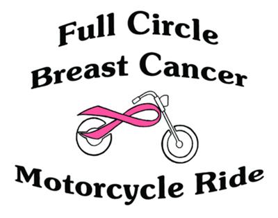 Since 2004 Full Circle Breast Cancer Motorcycle progressive poker run poster flyer
