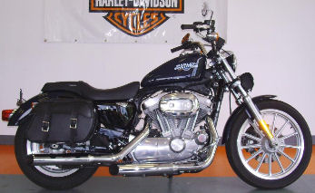 Harley Davidson XL 883L Sportster 883 Low with Dark Blue Pearl paint color
