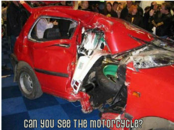 Horrible Motorcycle Accident Picture