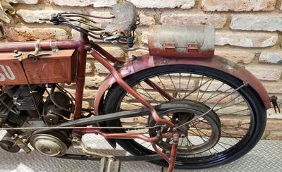 Old NSU 1908 Motorcycle before restoration