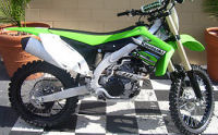 2012 Kawasaki KX450 dirt bike