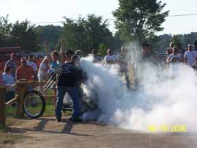 motorcycle rally pics,motorcycyle event 2006 pictures,burnout contest