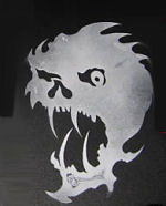 custom cut skull motorcycle tank fender stencil patterns