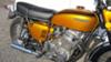 OEM Candy Gold Paint Color 1970 Honda CB750 KO  Built Nov 1969 Engine and Exhaust System