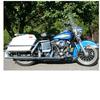 1972 Harley Davidson FLH Electra Glide w minor modifications and original blue paint color