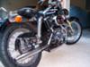 Vintage black 1975 Harley Davidson  XLCH 1000 motorcycle (this motorcycle is for example only; please contact seller for pics of the actual bike for sale)
