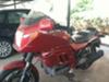 1985 BMW K100RT MOTORCYCLE w Candy Apple Red Paint Color and Custom Fairing
