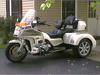 1986 Goldwing Aspencade Trike Motorcycle with Custom Pearl White paint with Platinum Silver Accents