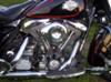 Black and Red 1988 Harley Davidson Electra Glide Classic Engine