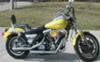 Yellow and Silver 1992 Harley Davidson Low Rider Custom Motorcycle 