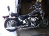 Black 2000 Harley Davidson Springer Softail 1385 cc  