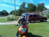 2002 Suzuki GSXR 750 w Kandy Orange Paint Fender Eliminator, Light blue HID Headlight (this photo is for example only; please contact seller for pics of the actual motorcycle for sale in this classified)