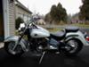 TWO TONE BLUE AND WHITE 2002 YAMAHA VSTAR 650 CLASSIC (this photo is for example only; please contact seller for pics of the actual motorcycle for sale in this classified)