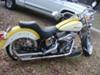2003 Spirit Deluxe Indian Motorcycle in Yellow and White