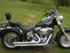 2005 Harley Davidson Softail FLSTF Black Pearl paint
