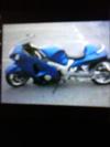 2005 Suzuki Hayabusa with Blue and White paint Color Combination Option
