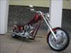 Red 2005 Iron American IronHorse Lone Star Chopper 1819cc engine and a 6 speed transmission 