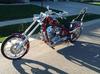 2006 Big Dog K-9 Chopper with red paint job with tribal accents