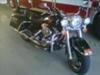 Black 2006 Harley Davidson Road King FLHRI