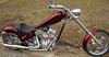 Custom 2007 American Ironhorse Texas Chopper Motorcycle w black cherry paint , S&S 111 motor, Baker 6 speed right side transmission, and Softtail with a factory installed air ride suspension system (this photo is for example only; please contact seller for pics of the actual motorcycle for sale in this classified)