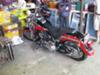 Red 2007 Harley Davidson Heritage Softail Fatboy
