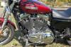 Maroon 2009 Harley Davidson Sportster Low 1200 Engine