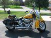 Yellow 2011 Harley Davidson Heritage Classic