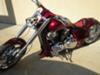 CANDY RED Custom Pro street Chopper HONDA VTX1800 Bike Week Build w custom paint and graphics