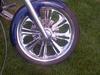 West Coast Chopper Wheels on Custom Pro Street Chopper Motorcycle
