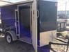Black Enclosed Trailor 6x12  or two Bikes with chocks tie downs and ramp access  for sale by owner 