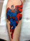 Geek Gets Inked with Superman Tattoo