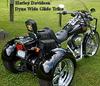 Harley Davidson Dyna Wide Glide Trike (this motorcycle is for example only; please contact seller for pics of the actual custom trike  for sale)