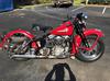 Classic 1947 Harley Knucklehead motorcycle 