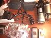 Used Harley Davidson parts including plate assembly, a cam support and a MTX rev a