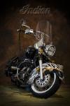 Suzuki C-50 Boulevard customized to look like an Indian Chief Vintage motorcycle